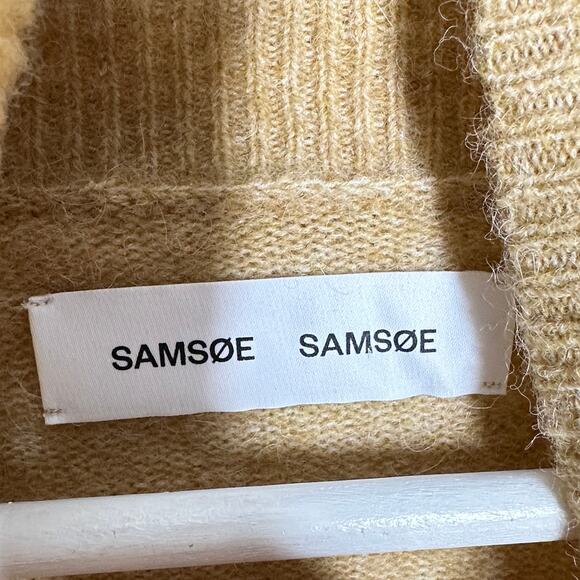 SAMSØE & SAMSØE Nola Sweater Starfish Melange Tan Alpaca {PP25} - Picture 8 of 10